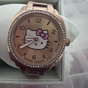 Hello Kitty Rose Gold Watch